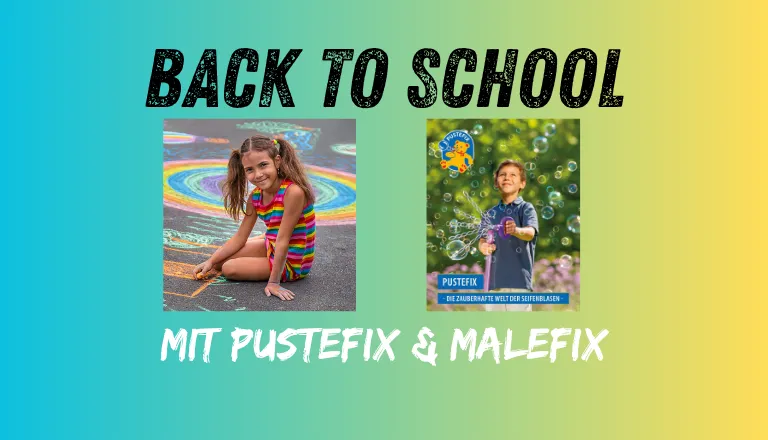 Kunterbunter Schulstart mit PUSTEFIX & MALEFIX! 🌈🫧🖍️