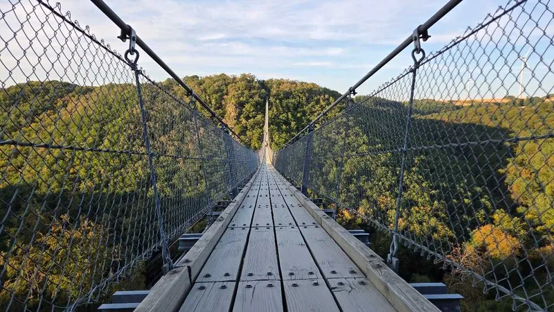 Geierlay Hängeseilbrücke im Hunsrück