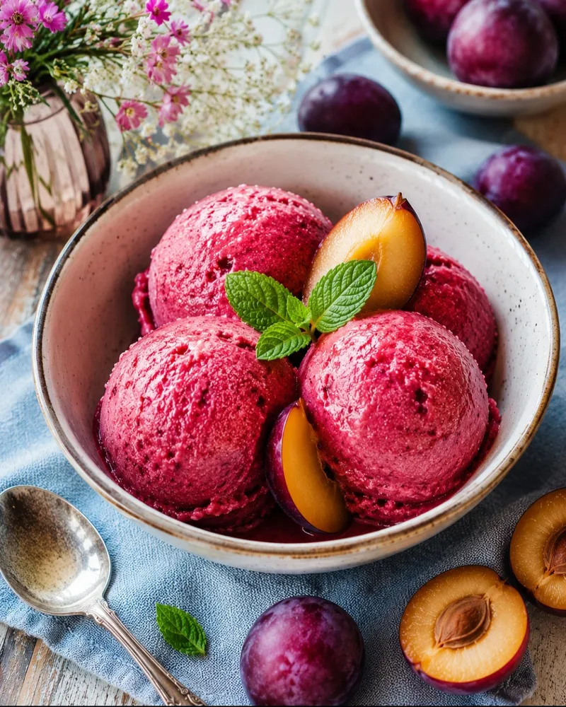 Zwetschgeneis selber machen – cremig, fruchtig & einfach