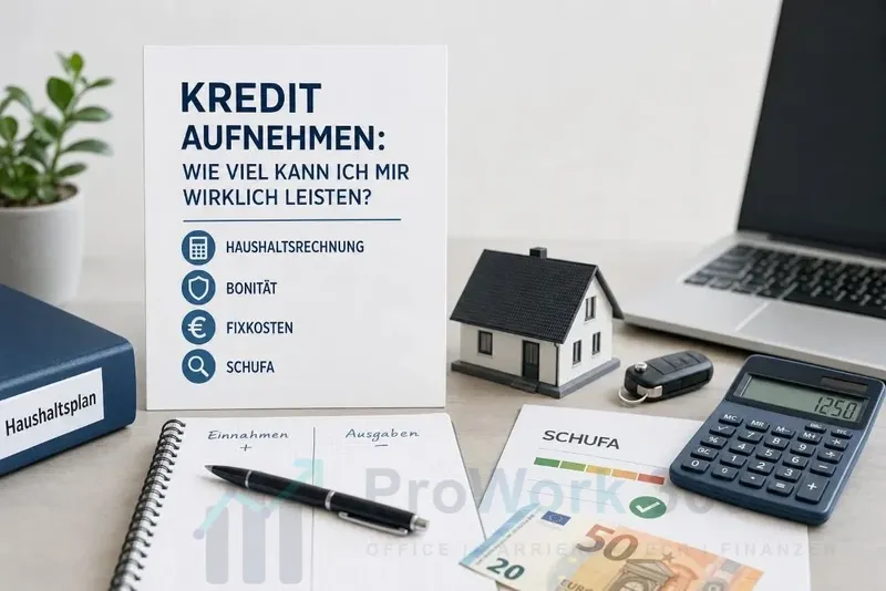 Bekomme ich einen Kredit? Wie viel kann ich mir wirklich leisten?