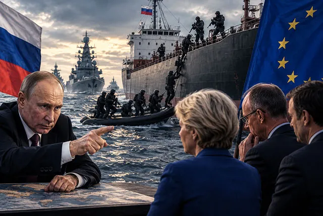 🏴‍☠️ 🇷🇺 🇪🇺 Deutliche Worte: Putin warnt die EU vor weiterer Piraterie