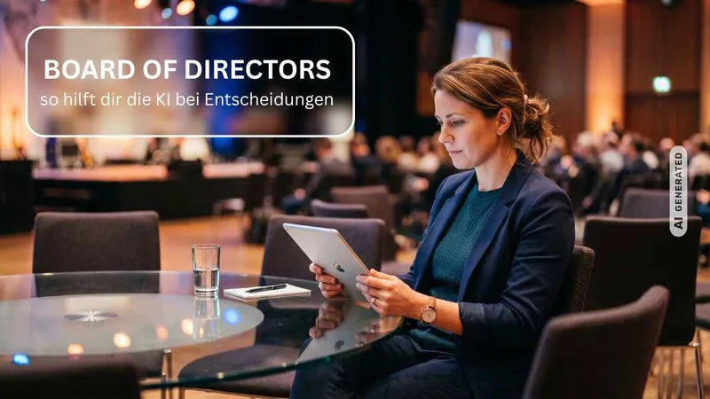 KI-Prompt für Entscheidungen: dein Board of Directors