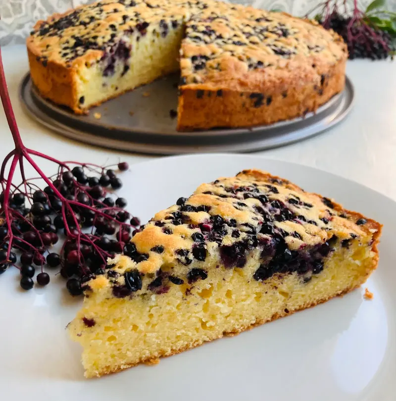 Holunderbeeren Kuchen