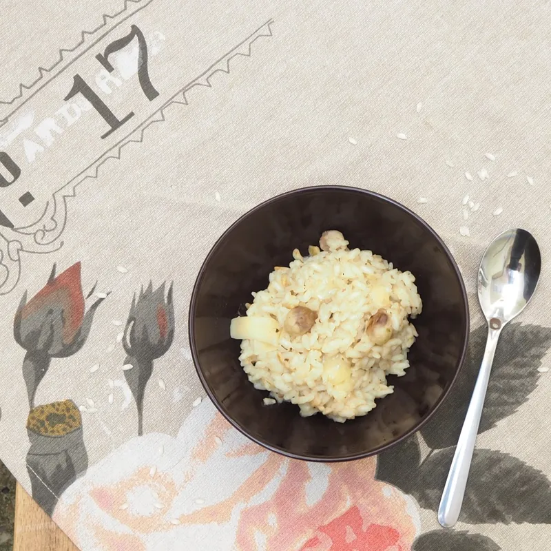 Maronen-Risotto