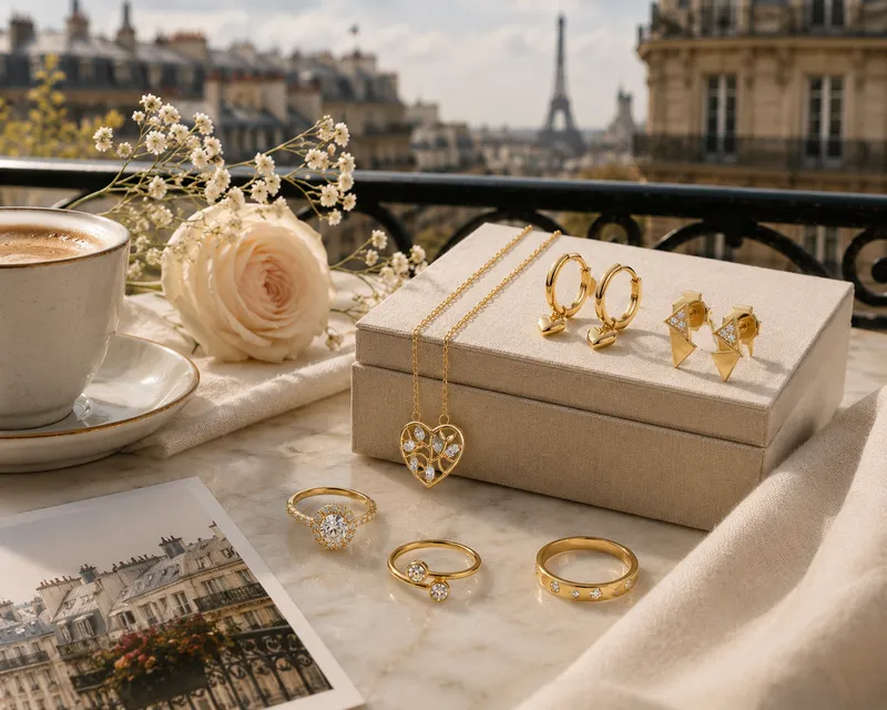 Schmuck-Inspiration aus Paris: So gelingt der Pariser Chic mit Goldschmuck