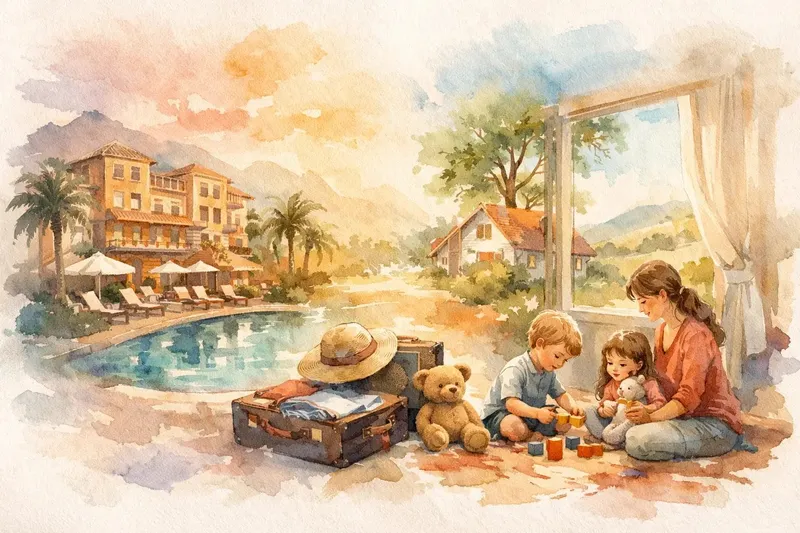 Hotel oder Haustausch mit Kindern: Was passt?