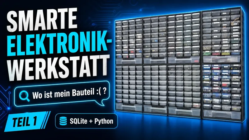 Elektronik-Bauteile mit SQLite und Python verwalten – Smarte Elektronik-Werkstatt Teil 1