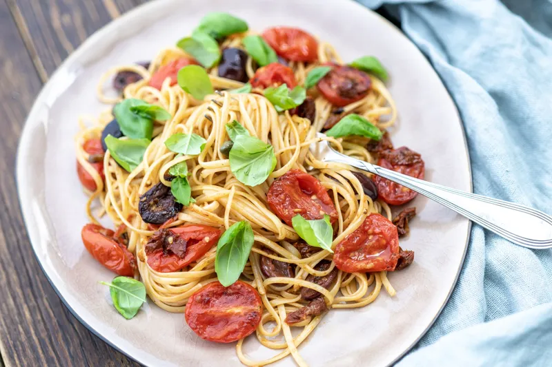 Linguine alla Puttanesca – vegan