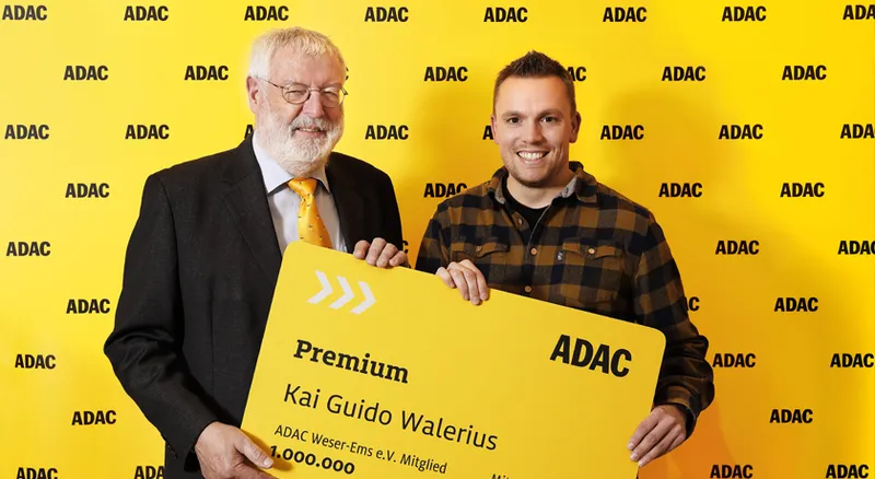 Meilenstein für ADAC Weser-Ems: Verein empfängt das millionste Mitglied