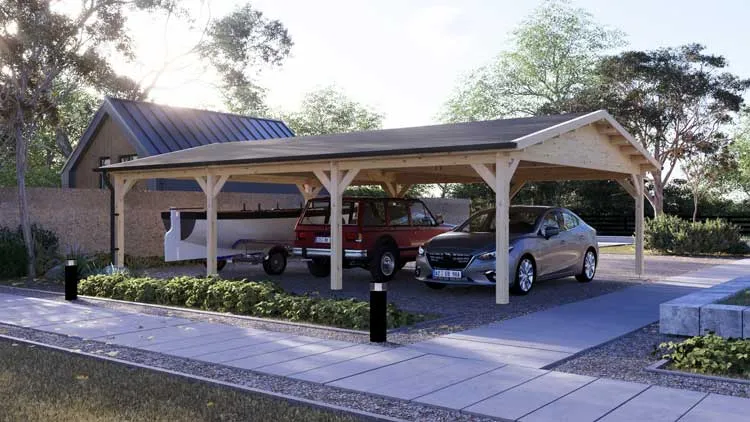 Carports aus Holz – intelligente Architektur für umweltbewusste Hausbesitzer
