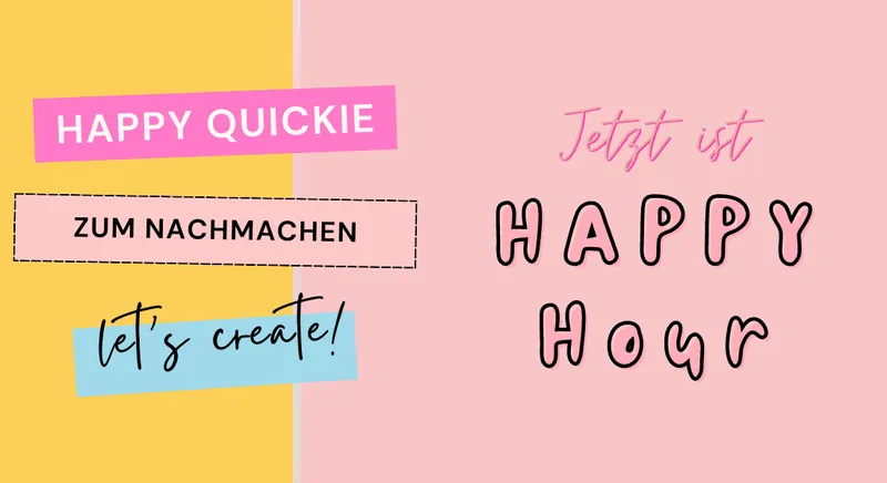 Happy Quickie zum Nachmachen: Jetzt ist Happy Hour