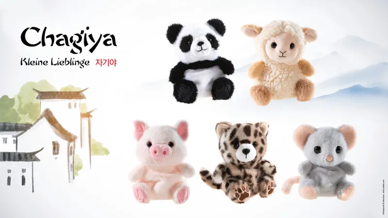 Back to School: Kleine Kuschelfreunde (Chagyia) für große Schulabenteuer 🐭🐑🦁🐷🐼
