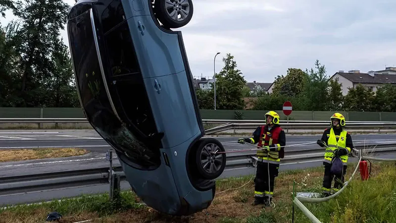 FF Krems: Verkehrsunfall direkt bei der Hauptwache