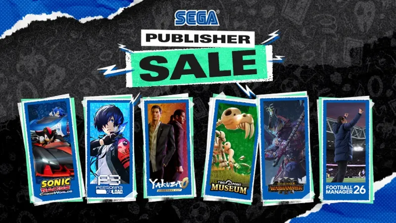SEGA Publisher Sale – Jetzt RICHTIG sparen bei Sonic Racing: CrossWorlds, Total War: Warhammer III, Persona 3 Reload und mehr