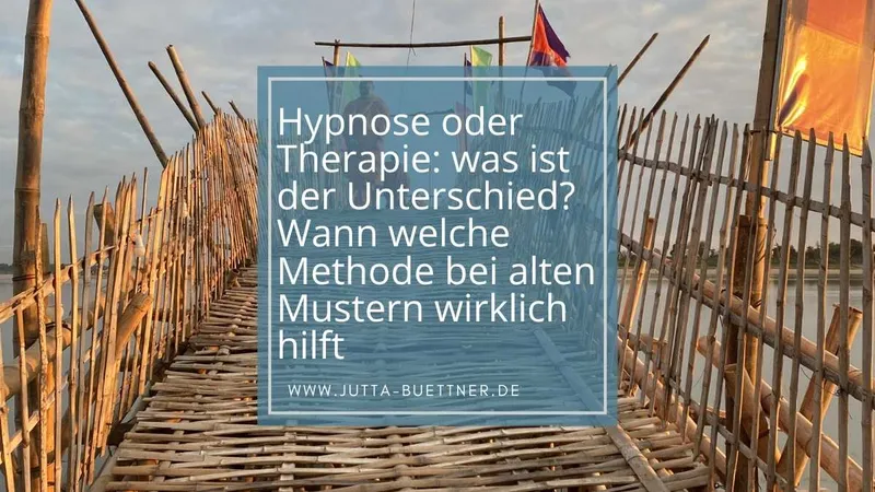 Hypnose oder Therapie: Unterschied bei alten Mustern