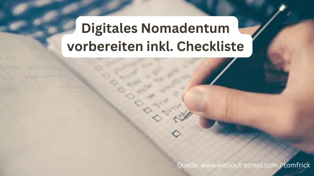Wie wirst du digitaler Nomade? Digitales Nomadentum – Checkliste