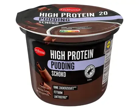 Rückruf bei Lidl: Milbona High Protein Schoko Pudding wegen Bacillus cereus