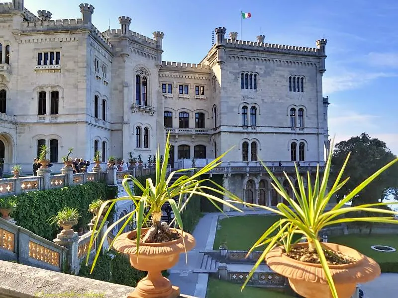 Im Castello Miramare bei Triest