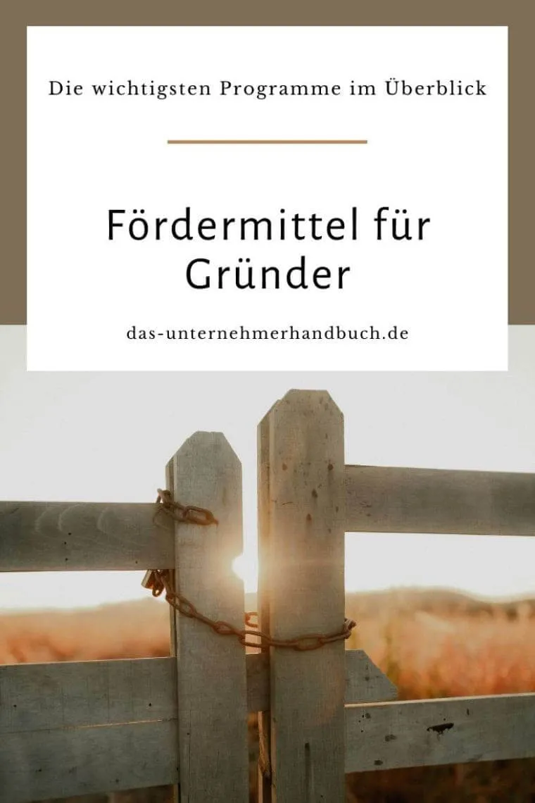 Fördermittel für Gründer: Die wichtigsten Programme im Überblick