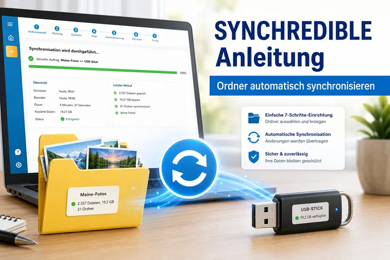 SYNCHREDIBLE Anleitung: Ordner automatisch synchronisieren