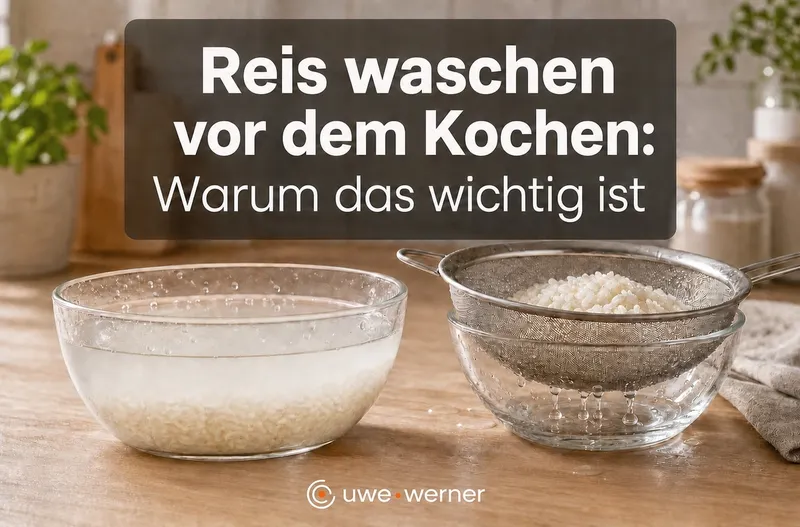Reis waschen vor dem Kochen: Warum das wichtig ist
