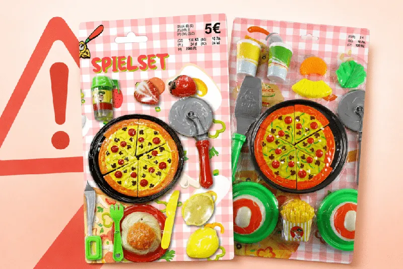 Erstickungsgefahr: TEDi ruft sechs Pizza-Spielsets zurück
