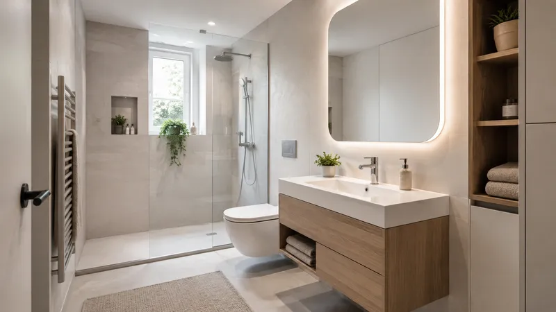 Kleines Badezimmer in Wien: Mit diesen Ideen wirkt es größer und moderner