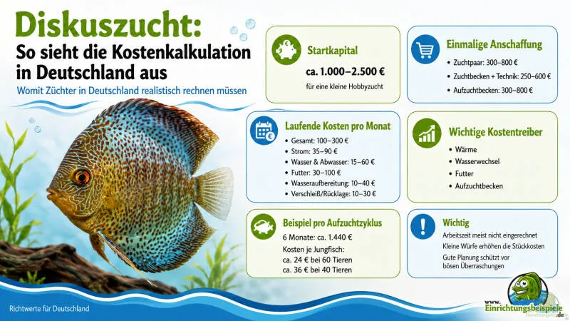 Diskuszucht: So sieht die Kostenkalkulation in Deutschland aus von Tom