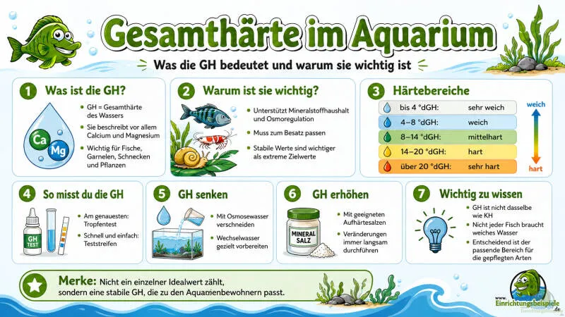 Gesamthärte im Aquarium: Bedeutung, Messung und richtige Einstellung von Tom