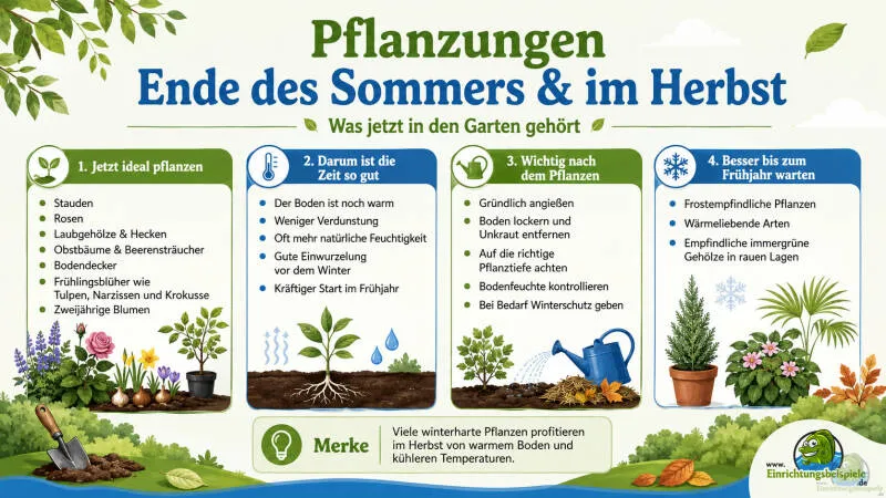 Ende des Sommers: Welche Pflanzungen sollten im Herbst im Garten gemacht werden? von Tom