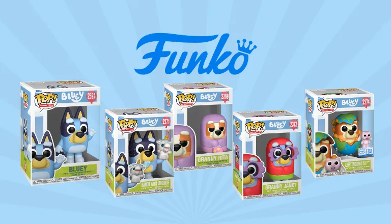 Bluey zieht endlich bei Funko ein und ehrlich gesagt wurde es auch Zeit