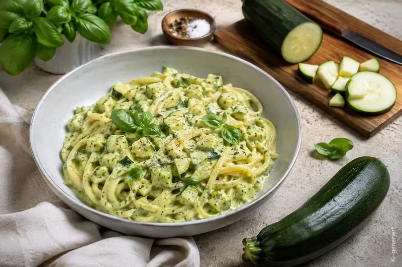 Zucchini-Sauce ohne Sahne: cremig, einfach und lecker