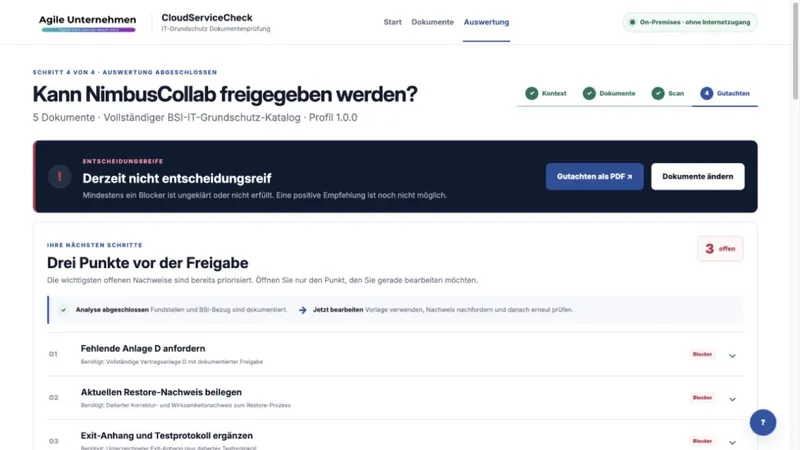 Cloud-Notfallkonzept prüfen: Wiederanlauf, Restore und Eskalation belegen