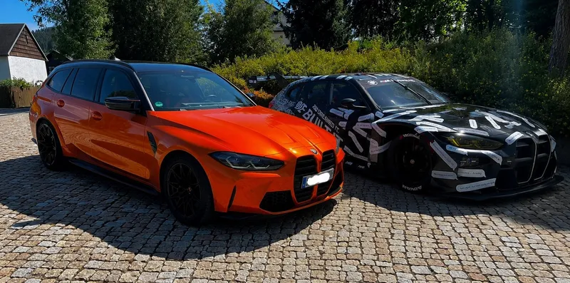 BMW M3 Touring (G81) in Metallic Orange als starke 24H-Hommage!