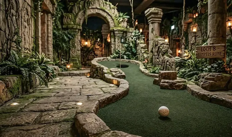 Golfrausch Indoor-Minigolf-Erlebniswelt im Auhof Center