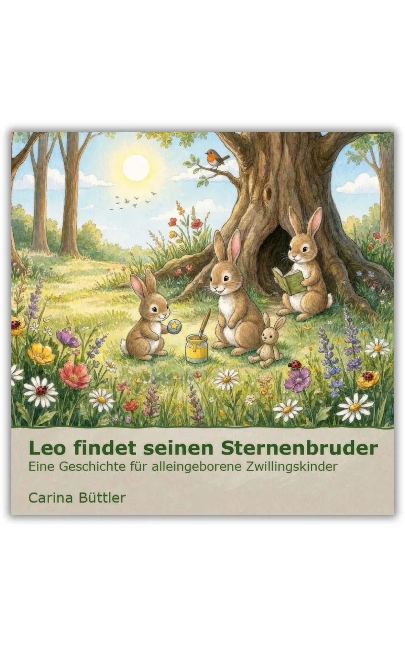 Leo findet seinen Sternenbruder: Eine Geschichte für alleingeborene Zwillingskinder von Carina Büttler