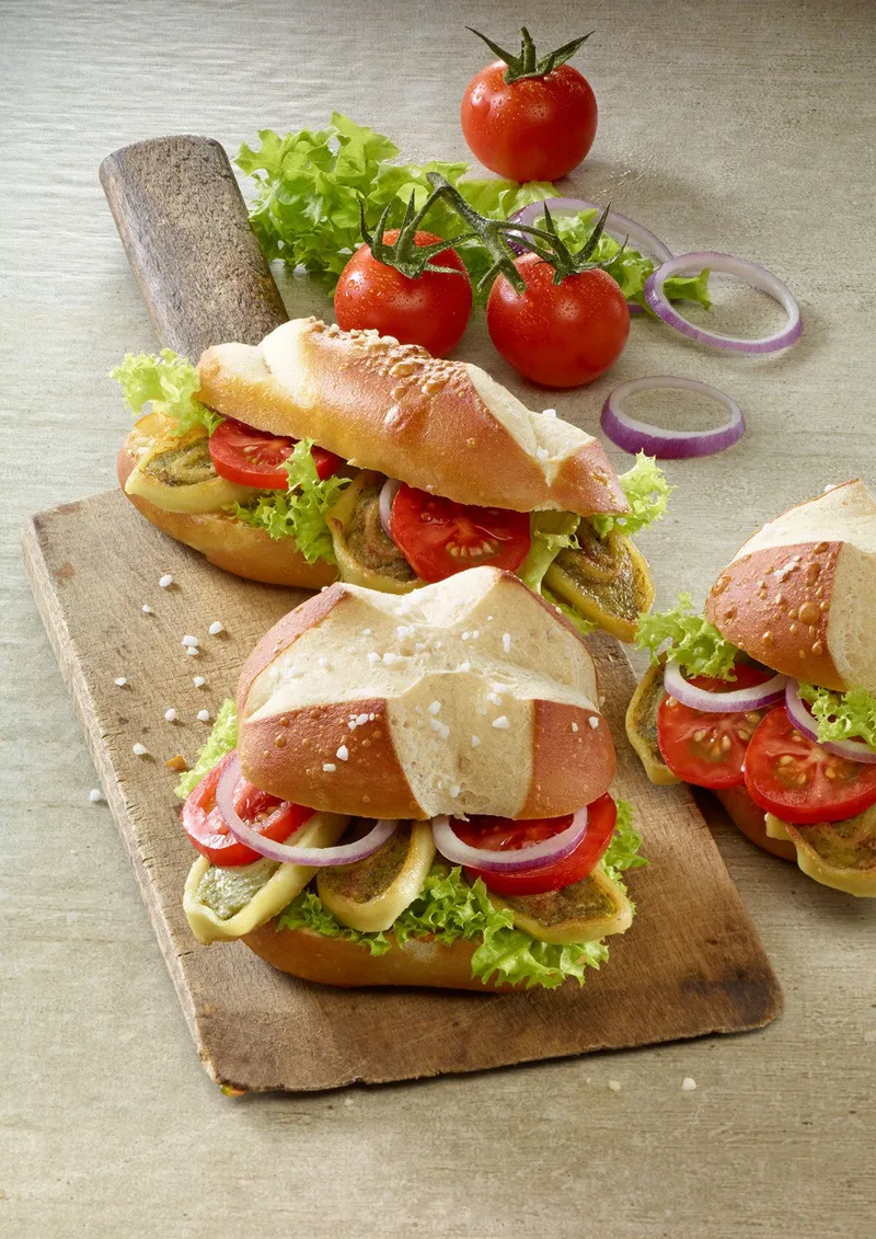 Süddeutschen Trend-Hamburger ganz einfach selbst zubereiten
