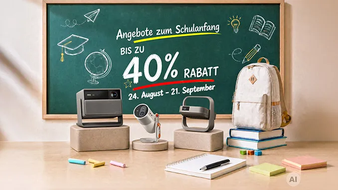 XGIMI startet Back-to-School-Aktion: 4K Beamer und Heimkino-Projektoren im Angebot