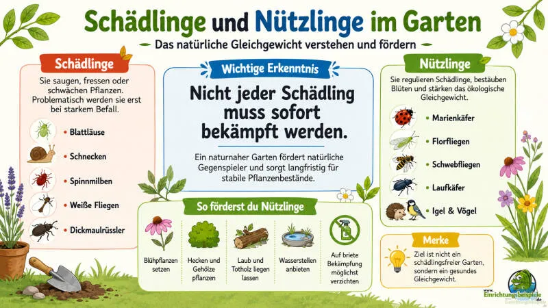 Schädlinge und Nützlinge im Garten: Das natürliche Gleichgewicht verstehen und fördern von Tom