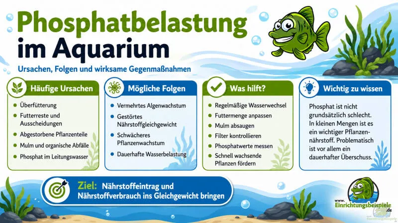Phosphatbelastung im Aquarium: Ursachen erkennen und Werte dauerhaft senken von Tom