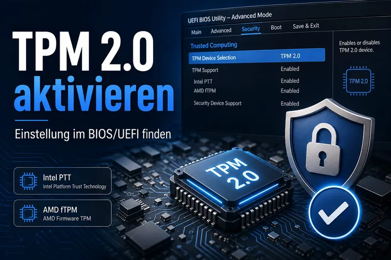 TPM 2.0 aktivieren: So geht’s in BIOS und UEFI