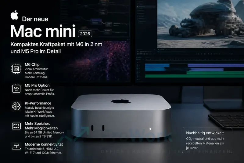 Apple Mac mini: Alle Specs, Preise & Release mit M6 & M5 Pro