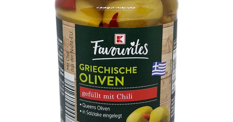 Kaufland - K-Favourites Griechische Oliven gefüllt mit Chili Version 2026