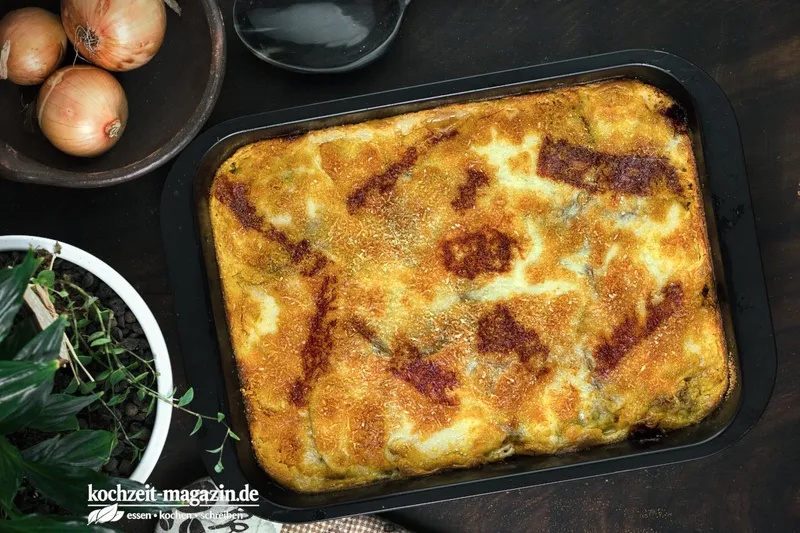 Moussaka, der griechische Klassiker, zubereitet in der heimischen Küche, so gelingt es