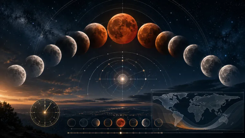 Wann ist die Mondfinsternis am 28. August 2026 in Berlin und Potsdam: Uhrzeit, Verlauf und Sichtbarkeit