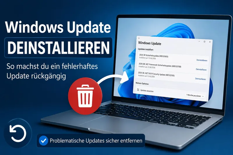 Windows Update deinstallieren: So machst du ein fehlerhaftes Update rückgängig