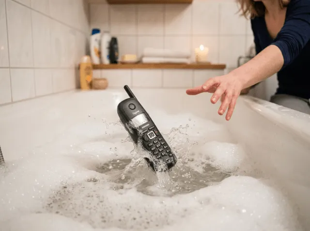 Wenn das Telefonat baden geht