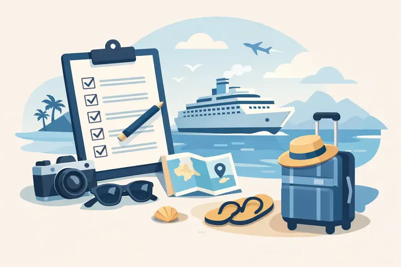 Erste Kreuzfahrt vorbereiten – Checkliste