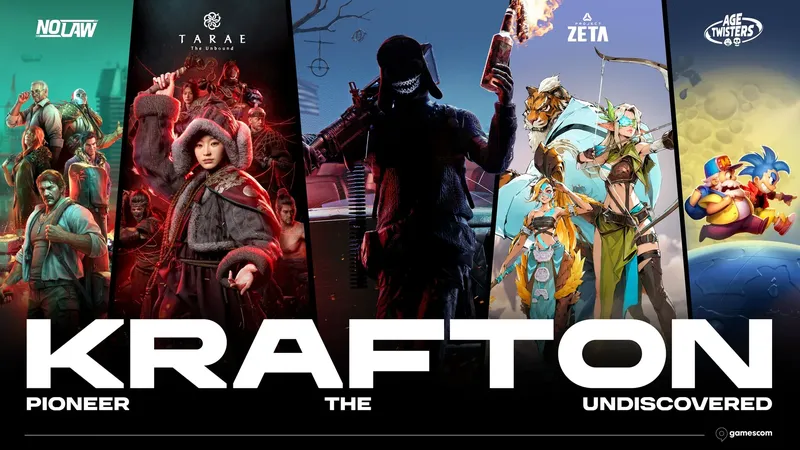 Krafton präsentiert fünf neue Titel bei der gamescom 2026 Opening Night Live
