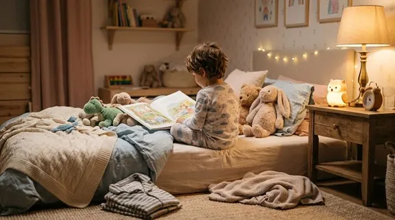Abendritual im Vergleich: Diese Bausteine helfen Kindern beim Einschlafen
